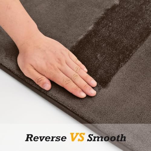 HUXMEYSON Bathroom Rugs Sets 3 Piece, Non-Slip & Quick Dry Bath Mat Set - Image 3