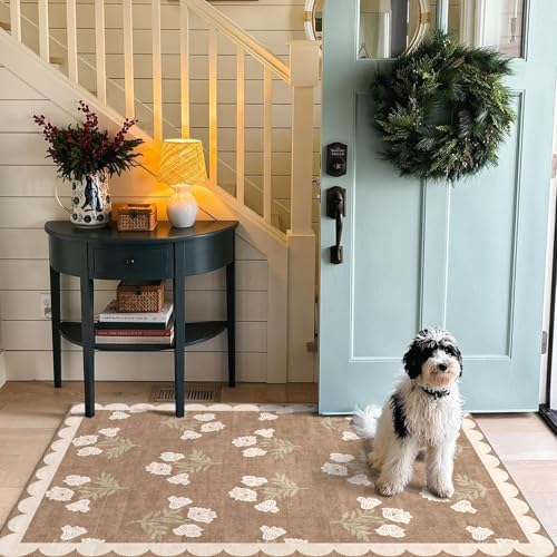 3x5 Floral Entry Rug - Image 4