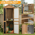 Outdoor Storage Cabinet, Extra-Tall Shed - Image 2