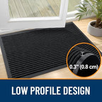 OLANLY 2-Pack Front Door Mats 29.5x17, Waterproof Heavy-Duty Doormats - Image 4