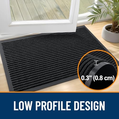 OLANLY 2-Pack Front Door Mats 71x47, Waterproof Heavy-Duty Doormats - Image 4