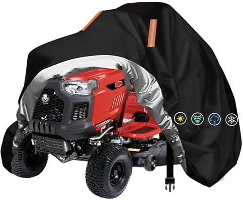 75" Riding Lawn Mower Cover 54Inch Decks, Oxford Cloth, Buckle Strap by ClawsCover
