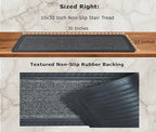 Stair Treads — 6 Pack 10x30 inch Polypropylene Rubber Stair Mats - Image 3