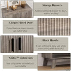 HUANLEGO Shoe Cabinet Storage for Entryway - Image 5