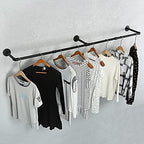 Oroonoko 60" Wall Mounted Clothes Rack, Closet Rods by Oroonoko