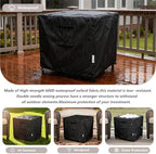 Patio Ottoman Cover, 32W x 32D x 18H inch, Waterproof Square Patio Small Side - Image 7