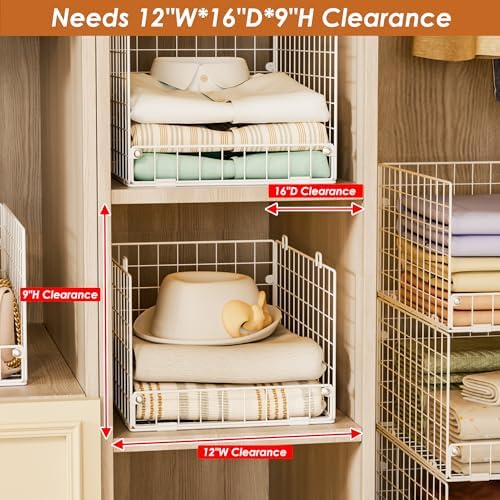 Yociyoga Stackable Closet Organizers and Storage - Image 3