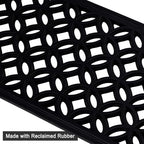 Stair Treads — 4 Pack 10x30 inch Lattice Links Rubber Stair Mats - Image 6