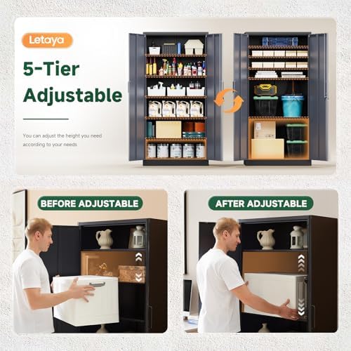 Letaya Metal Storage Cabinets - Image 4