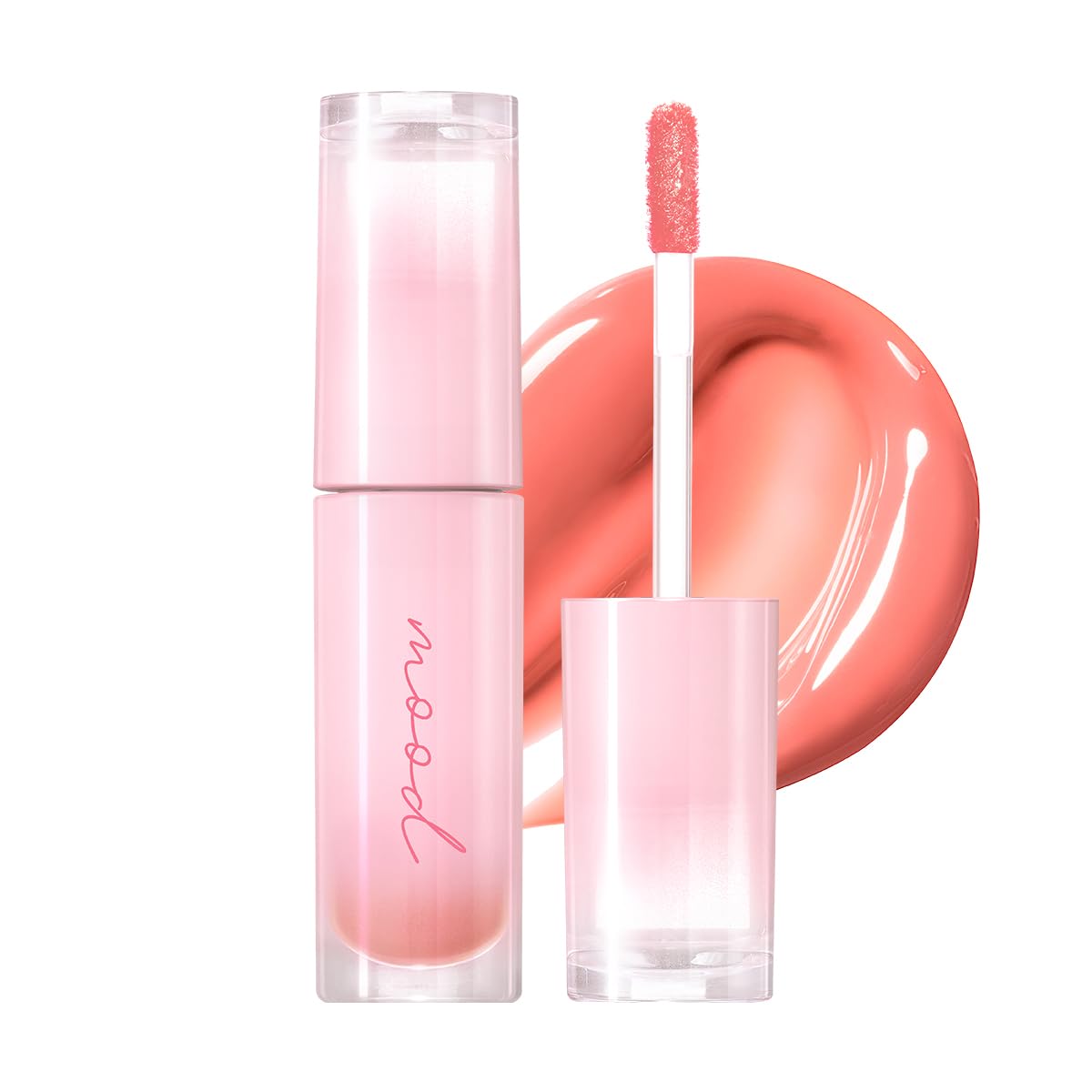 Peripera Ink Mood Glowy Tint | Lip-Plumping, Naturally Moisturizing, Lightweight, Glow-Boosting, Long-Lasting, Comfortable, Non-Sticky, No White Film 023 CORAL CHEMISTRY (LUCKY LOTTERY) (NEW)
