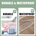 12 Pack Drop Cloth Plastic Sheeting, 9 x 12 FT Heavy Duty Painters Tarp - Image 5