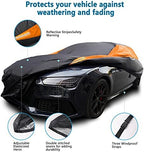 MORNYRAY Waterproof Car Cover All Weather Snowproof UV Protection Windproof - Image 2