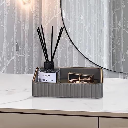 Gray Nightstand Bedside Organizer Tray|Key Bowl - Image 3