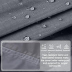 ABCCANOPY Outdoor Deck Box Cover 64x30x26 Inch, Waterproof - Image 4