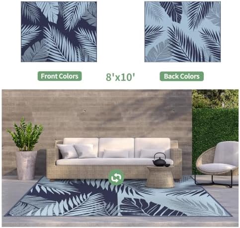 GENIMO Outdoor Rug, Waterproof Plastic Rugs - Image 2
