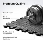 16 Pack 64 sqft Home Gym Mat, Puzzle Exercise Mat, EVA Interlocking Foam Floor - Image 3