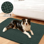 Smiry Dog Door Mat for Muddy Paws 48x30, Absorbent Low-Profile Doormats - Image 2