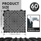 RITOLLO Modular Interlocking Cushion Drainage Floor Tiles - Image 2