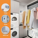 Retractable Clothesline Indoor, Non-Sagging Clothes Line Retracting Outdoors - Image 5