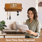 Key Holder for Wall, Mail Organizer Wall Mount - Image 2