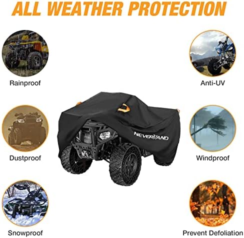 NEVERLAND ATV Cover Waterproof Heavy Duty 4 Wheeler Cover - Image 4