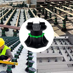 8Pack Adjustable Plastic Pedestal Paver, Floor Slate Support Floor Lift - Image 4
