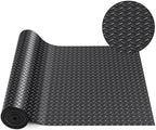 Breling 16 in x 32.8 ft Rubber Flooring Rolls Mats, Heavy Duty Diamond Plate by Breling