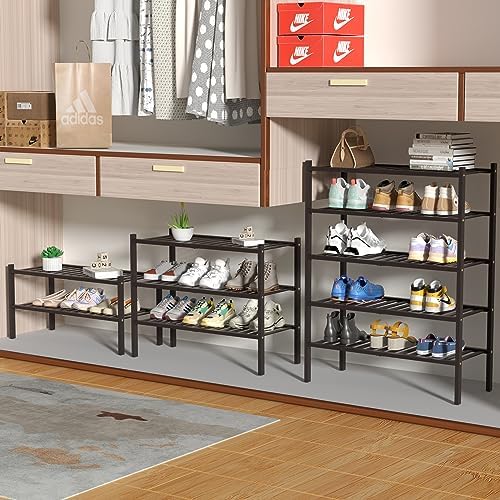 ROMGUAR CRAFT 4 Tier Bamboo Shoe Rack - Image 4