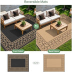 GENIMO Outdoor Rug, Waterproof Plastic Rugs - Image 5