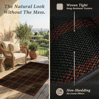 Easy Jute 2x3 Entryway Rug, Buffalo Plaid Washable Non Slip - Image 6