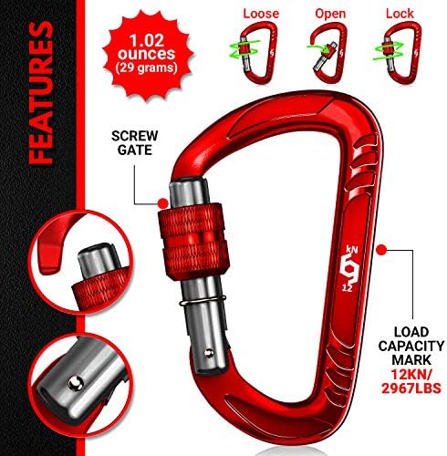 Rhino Produxs 12kN Heavy Duty Carabiner Clips - Image 3