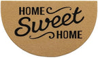 OLANLY Half Circle Door Mat 30x17, Low Profile Doormat by OLANLY