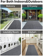 3X10FT Runner Rugs with Rubber Backing, Non Slip Carpet Runner Roll - Image 6