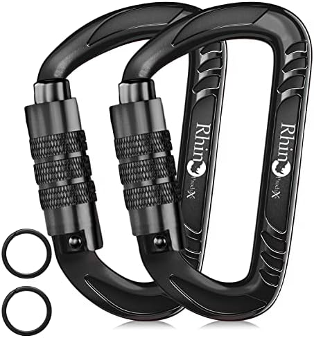 Rhino Produxs 12kN Heavy Duty Carabiner Clips by RhinoCarabiners