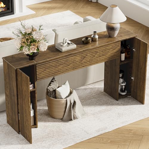 FABATO 61” Fluted Long Console Table - Image 4