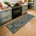 jinchan 2x6 Runner Rug Floral Vintage Washable Area Rug by JINCHAN
