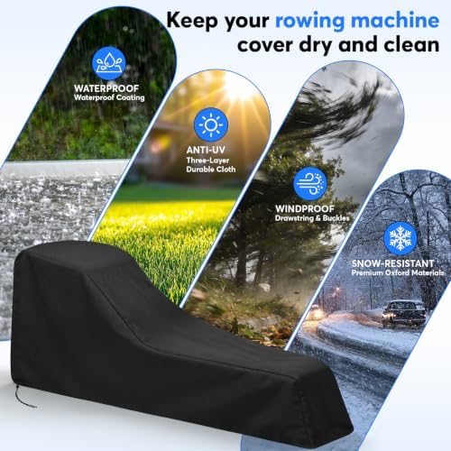 Rowing Machine Cover, Rower Outdoor Cover - Image 6
