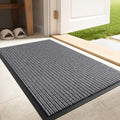 Front Door Mat 29.5x17, Heavy Duty Non-Slip Indoor Outdoor Doormat by EZ2LIVE
