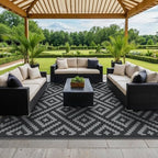 GENIMO Outdoor Rug, Waterproof Plastic Rugs 9'x12' - Image 6