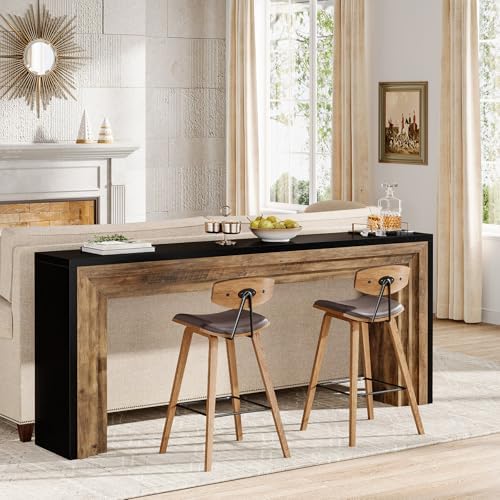 Tribesigns 70.9-Inch Long Console Table, Farmhouse Narrow Wooden Sofa Table - Image 5