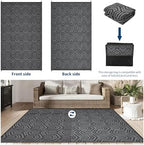 9x12 Outdoor Rug Waterproof Foldable Plastic Straw Carpet - Image 5