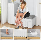 3More L-Shaped Entryway Shoe Bench - Image 4