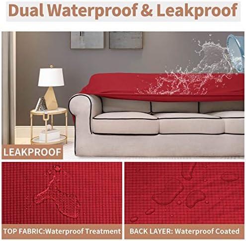 Easy-Going 100% Waterproof Chair Couch Cover, Stretch Jacquard Sofa Cover - Image 3