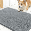 OLANLY Dog Door Mat for Muddy Paws 24x16, Super Absorbent Chenille Mud Mat by OLANLY