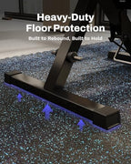 AIRHOP 0.56in Thick 144 Sq Ft Exercise Equipment Mats, 36 Tiles Upgraded Rubber - Image 5