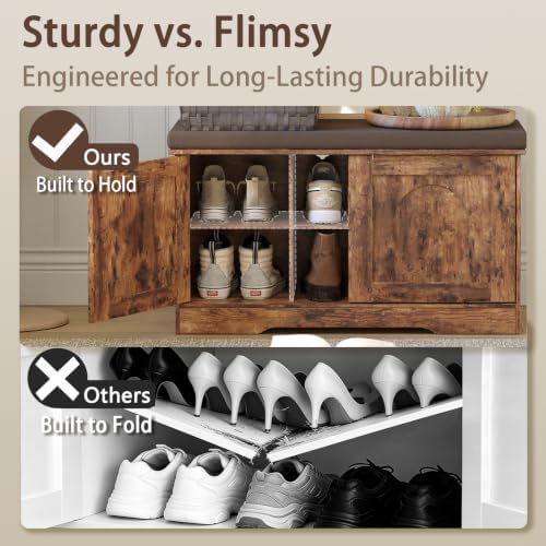 DINZI LVJ Shoe Storage Bench - Image 6