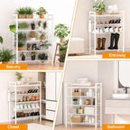 5 Tier Shoe Rack, Shoe Rack for Entryway - Image 6