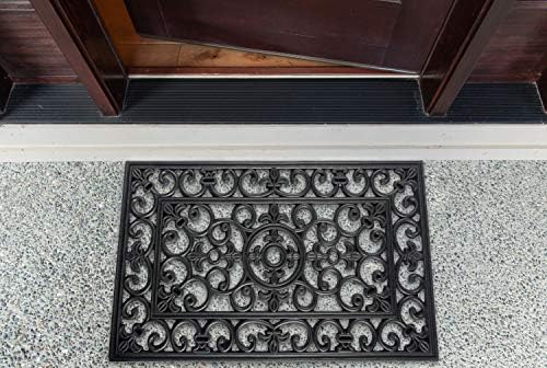 DII Rubber Doormats Collection All Weather, Wrought Iron - Image 5