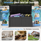Outdoor Storage Box Waterproof, 155 Gallon Deck Box - Image 3