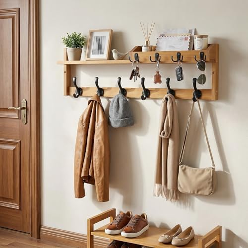 27.5" Wall Mount Coat Rack - Image 6